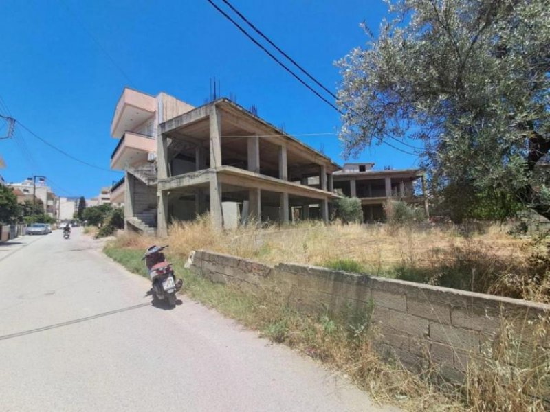 Mires Kreta, Mires Rohbau 250m² auf 208m² Grundstück Haus kaufen